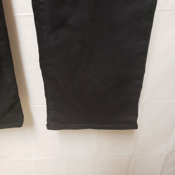 NYDJ Barbara Bootcut Jeans Women's 12 Black Lift Tuck Technology Stretch PO-G - Picture 9 of 15